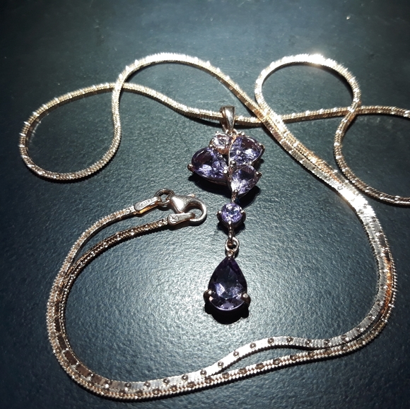 Jewelry - Natural Amethyst Necklace C10